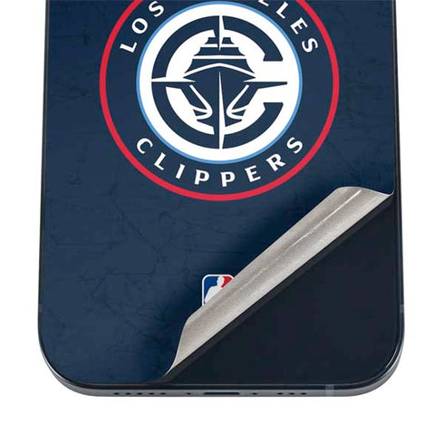 NBA Los Angeles Clippers Distressed Blue iPhone 12 Mini Skin