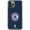 NBA Los Angeles Clippers Distressed Blue iPhone 12 Pro Clear Case