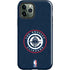 NBA Los Angeles Clippers Distressed Blue iPhone 12 Pro Impact Case