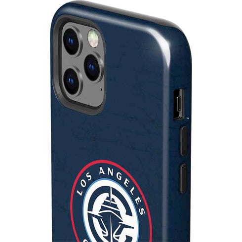 NBA Los Angeles Clippers Distressed Blue iPhone 12 Pro Impact Case