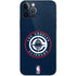 NBA Los Angeles Clippers Distressed Blue iPhone 12 Pro Skin