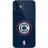 NBA Los Angeles Clippers Distressed Blue iPhone 12 Skin