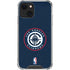 NBA Los Angeles Clippers Distressed Blue iPhone 13 Mini Clear Case
