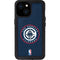 NBA Los Angeles Clippers Distressed Blue iPhone 13 Mini Waterproof Case