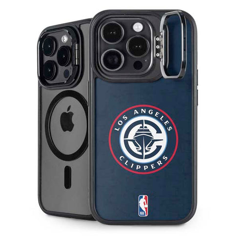 NBA Los Angeles Clippers Distressed Blue iPhone 13 Pro Kickstand Case