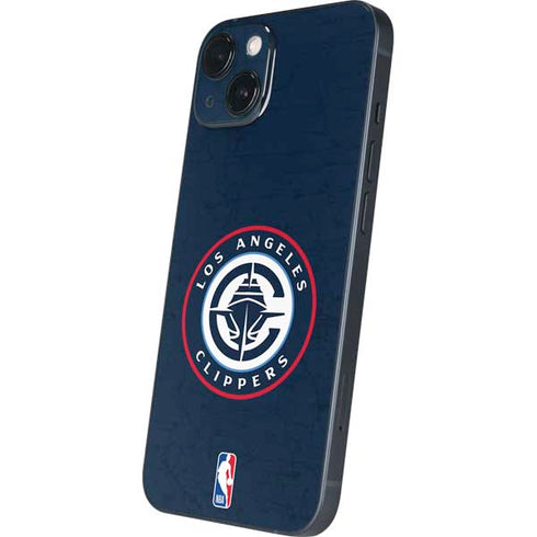 NBA Los Angeles Clippers Distressed Blue iPhone 13 Skin