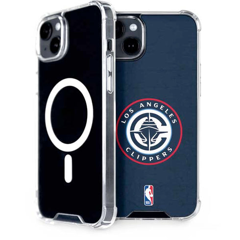 NBA Los Angeles Clippers Distressed Blue iPhone 14 MagSafe Case