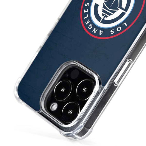 NBA Los Angeles Clippers Distressed Blue iPhone 14 Pro MagSafe Case