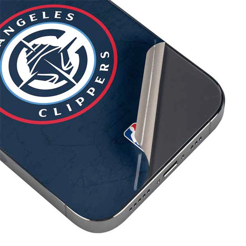 NBA Los Angeles Clippers Distressed Blue iPhone 14 Pro Max Skin