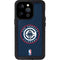 NBA Los Angeles Clippers Distressed Blue iPhone 14 Pro Waterproof Case