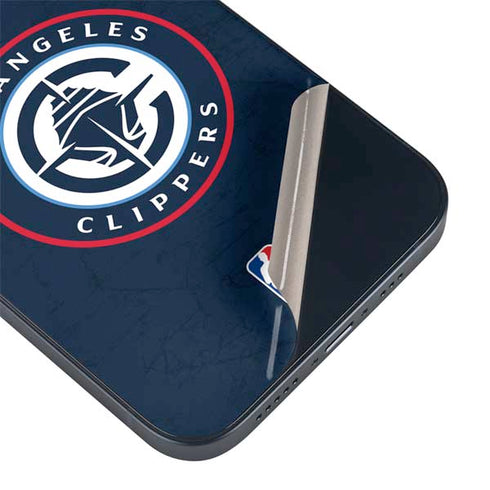 NBA Los Angeles Clippers Distressed Blue iPhone 14 Skin