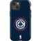 NBA Los Angeles Clippers Distressed Blue iPhone 15 Plus Impact Case
