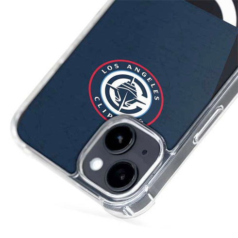 NBA Los Angeles Clippers Distressed Blue iPhone 15 Plus MagSafe Case