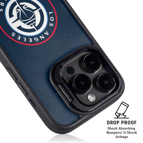 NBA Los Angeles Clippers Distressed Blue iPhone 15 Pro Kickstand Case