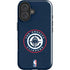 NBA Los Angeles Clippers Distressed Blue iPhone 16 Impact Case
