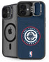 NBA Los Angeles Clippers Distressed Blue iPhone 16 Plus Kickstand Case