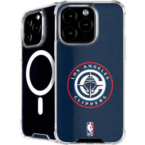 NBA Los Angeles Clippers Distressed Blue iPhone 16 Pro MagSafe Case