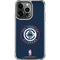 NBA Los Angeles Clippers Distressed Blue iPhone 16 Pro Max Clear Case