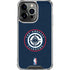NBA Los Angeles Clippers Distressed Blue iPhone 16 Pro Max Clear Case