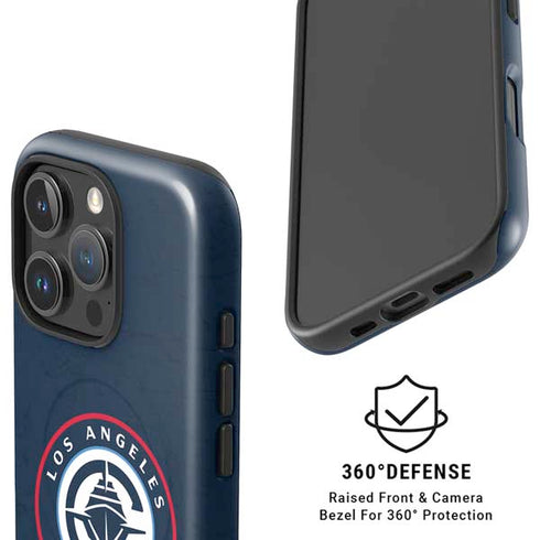 NBA Los Angeles Clippers Distressed Blue iPhone 16 Pro Max Magsafe Impact Case