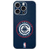 NBA Los Angeles Clippers Distressed Blue iPhone 16 Pro Skin