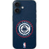 NBA Los Angeles Clippers Distressed Blue iPhone 16 Skin