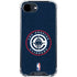 NBA Los Angeles Clippers Distressed Blue iPhone 16e Clear Case