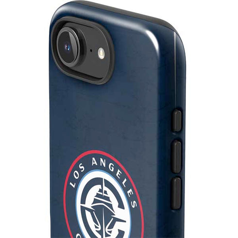 NBA Los Angeles Clippers Distressed Blue iPhone 16e Impact Case