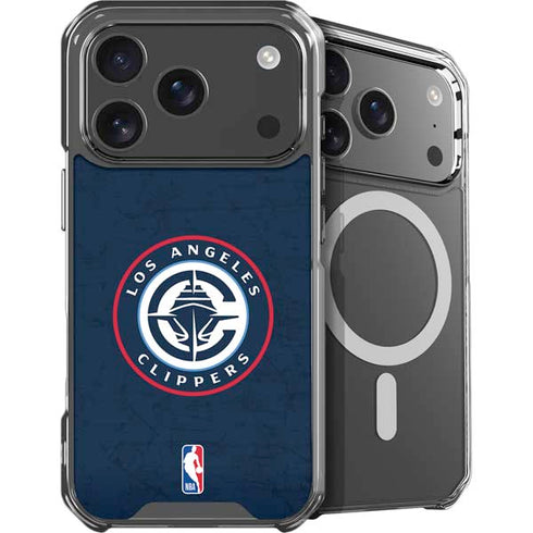 NBA Los Angeles Clippers Distressed Blue iPhone 18 Pro Max MagSafe Case