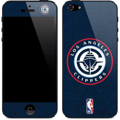 NBA Los Angeles Clippers Distressed Blue iPhone 5/5s/5SE Skin