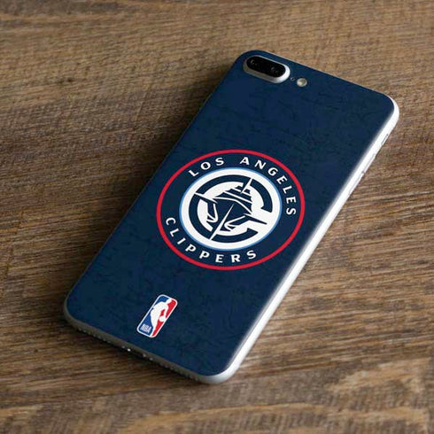 NBA Los Angeles Clippers Distressed Blue iPhone 7 Plus Skin