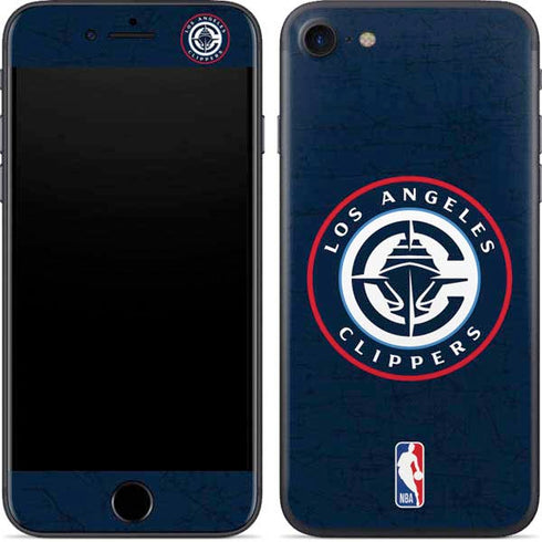 NBA Los Angeles Clippers Distressed Blue iPhone 7 Skin
