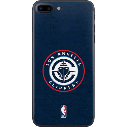NBA Los Angeles Clippers Distressed Blue iPhone 8 Plus Skin