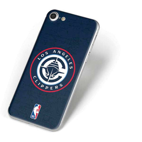 NBA Los Angeles Clippers Distressed Blue iPhone 8 Skin