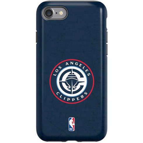 NBA Los Angeles Clippers Distressed Blue iPhone SE (2nd & 3rd Gen) Pro Case
