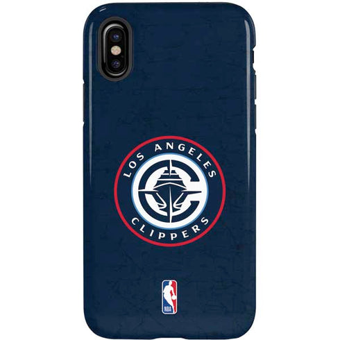 NBA Los Angeles Clippers Distressed Blue iPhone X Pro Case