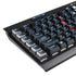 NBA Los Angeles Clippers Distressed Blue K95 RGB PLATINUM Mechanical Gaming Keyboard Skin