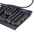NBA Los Angeles Clippers Distressed Blue K95 RGB PLATINUM Mechanical Gaming Keyboard Skin