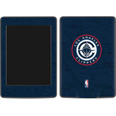 NBA Los Angeles Clippers Distressed Blue Amazon Kindle Skin