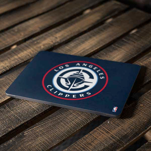 NBA Los Angeles Clippers Distressed Blue Apple MacBook Air Skin