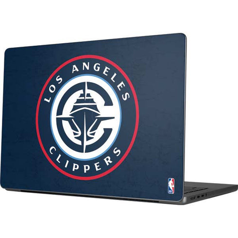NBA Los Angeles Clippers Distressed Blue MacBook Pro 14in (2021-24) Skin