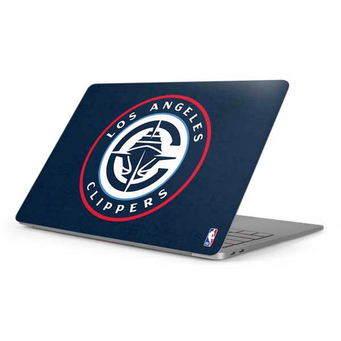 NBA Los Angeles Clippers Distressed Blue Apple MacBook Pro 16-inch Skin