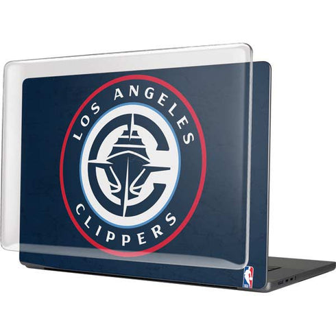 NBA Los Angeles Clippers Distressed Blue MacBook Pro 16in (2021-25) Case plus Skin