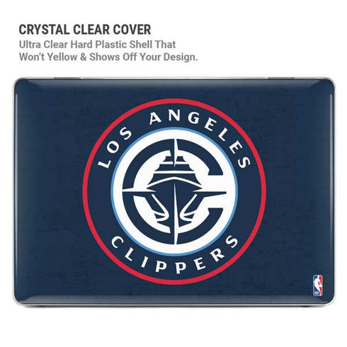 NBA Los Angeles Clippers Distressed Blue MacBook Pro 16in (2021-25) Case plus Skin