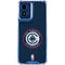 NBA Los Angeles Clippers Distressed Blue Moto G Play 4G (2024) Clear Case