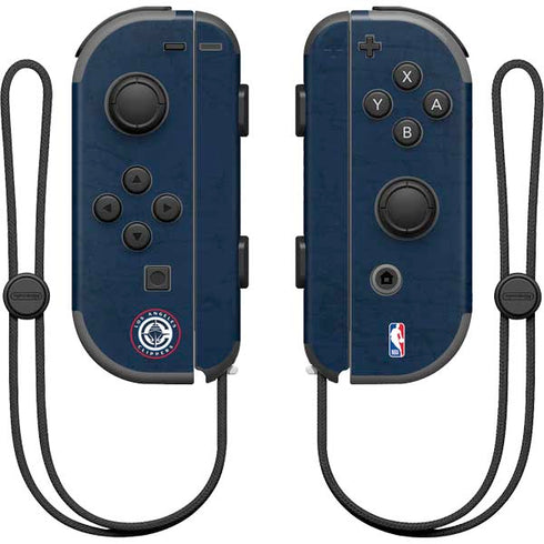 NBA Los Angeles Clippers Distressed Blue Nintendo Skins