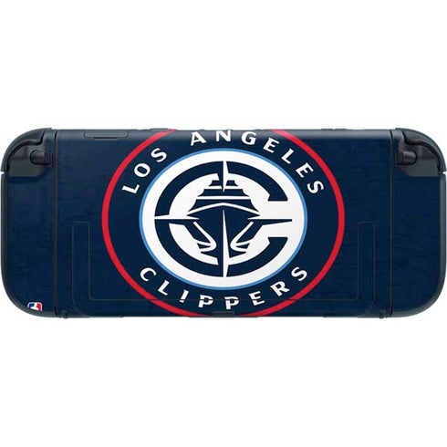 NBA Los Angeles Clippers Distressed Blue Nintendo Switch 2 (2025) with Joy-Con Skin