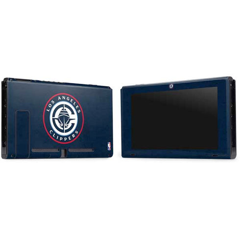 NBA Los Angeles Clippers Distressed Blue Nintendo Switch Bundle Skin
