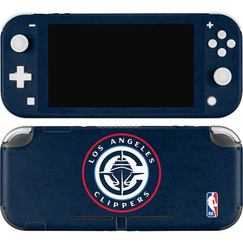 NBA Los Angeles Clippers Distressed Blue Nintendo Skins