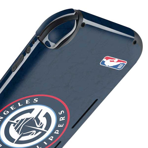 NBA Los Angeles Clippers Distressed Blue Nintendo Switch Lite Skin